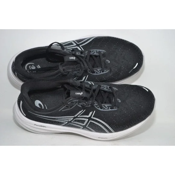 Asics Gel-Cumulus 26 Extra Wide Black Concrete 1011B791 Womens Sz‎ 10.5 Athletic - Picture 9 of 11
